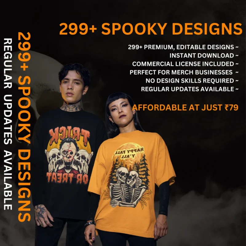 Spooky T-Shirt Design Bundle