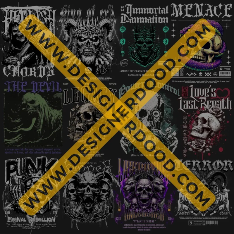 Spooky T-Shirt Design Bundle
