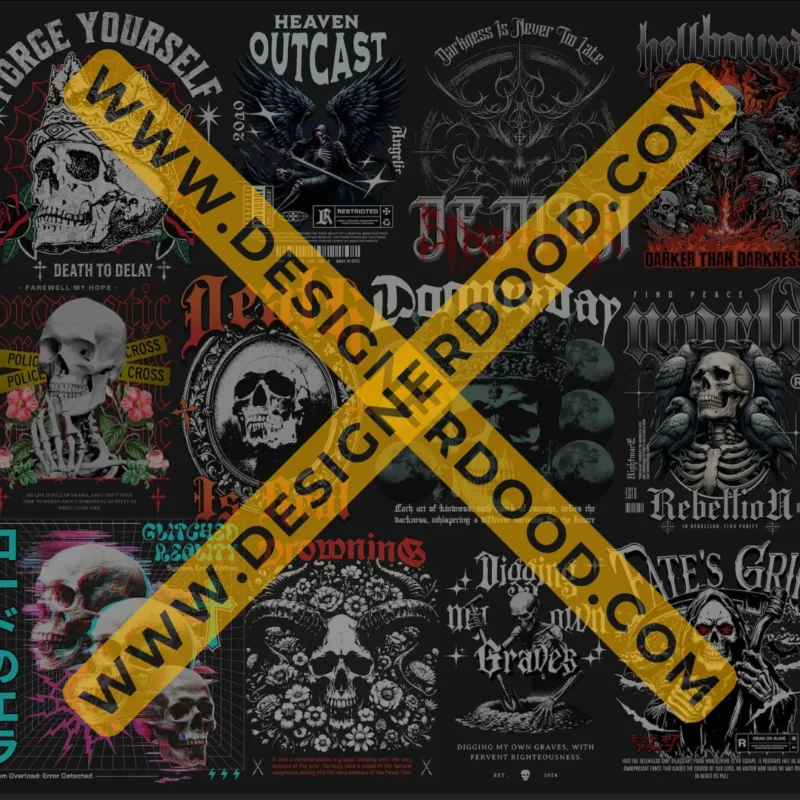 Spooky T-Shirt Design Bundle