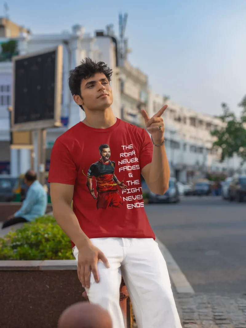 roar never fades rcb tshirt