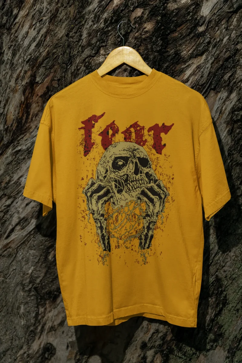 Fear Oversized Tshirt for Men - Image 3