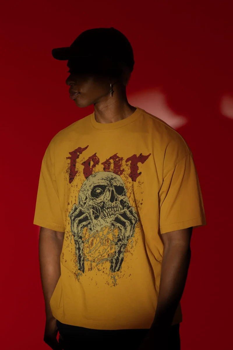 fear oversized tshirt men