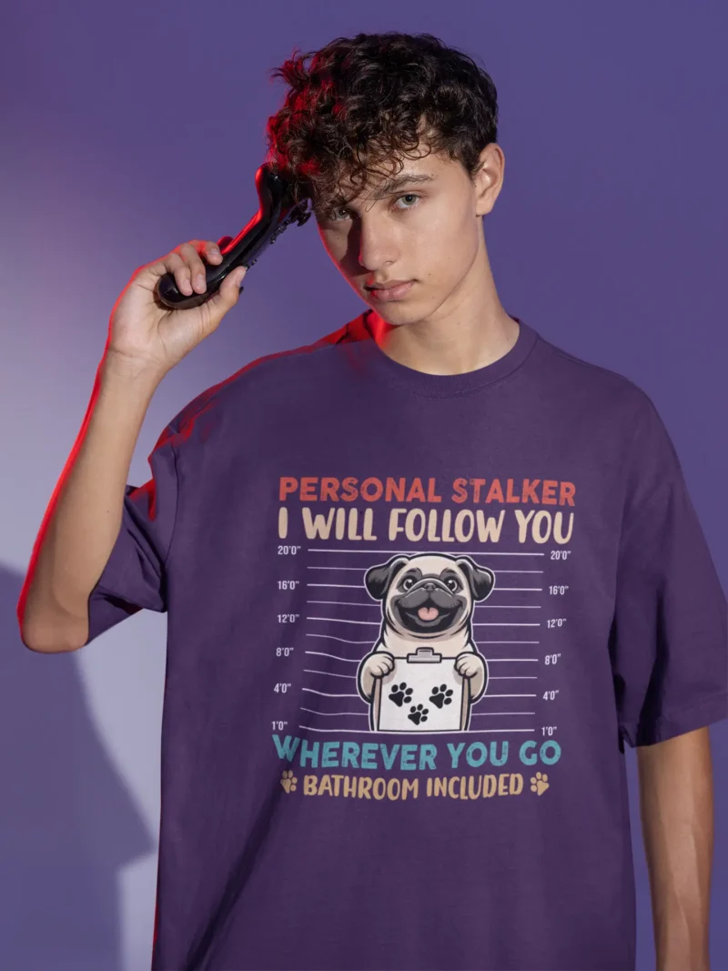 Stalker Oversized Tshirt for Men : Designer Dood
